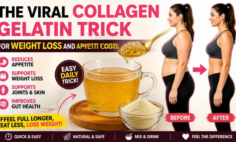 The Viral Collagen Gelatin Trick for Weight Loss and Appetite Control